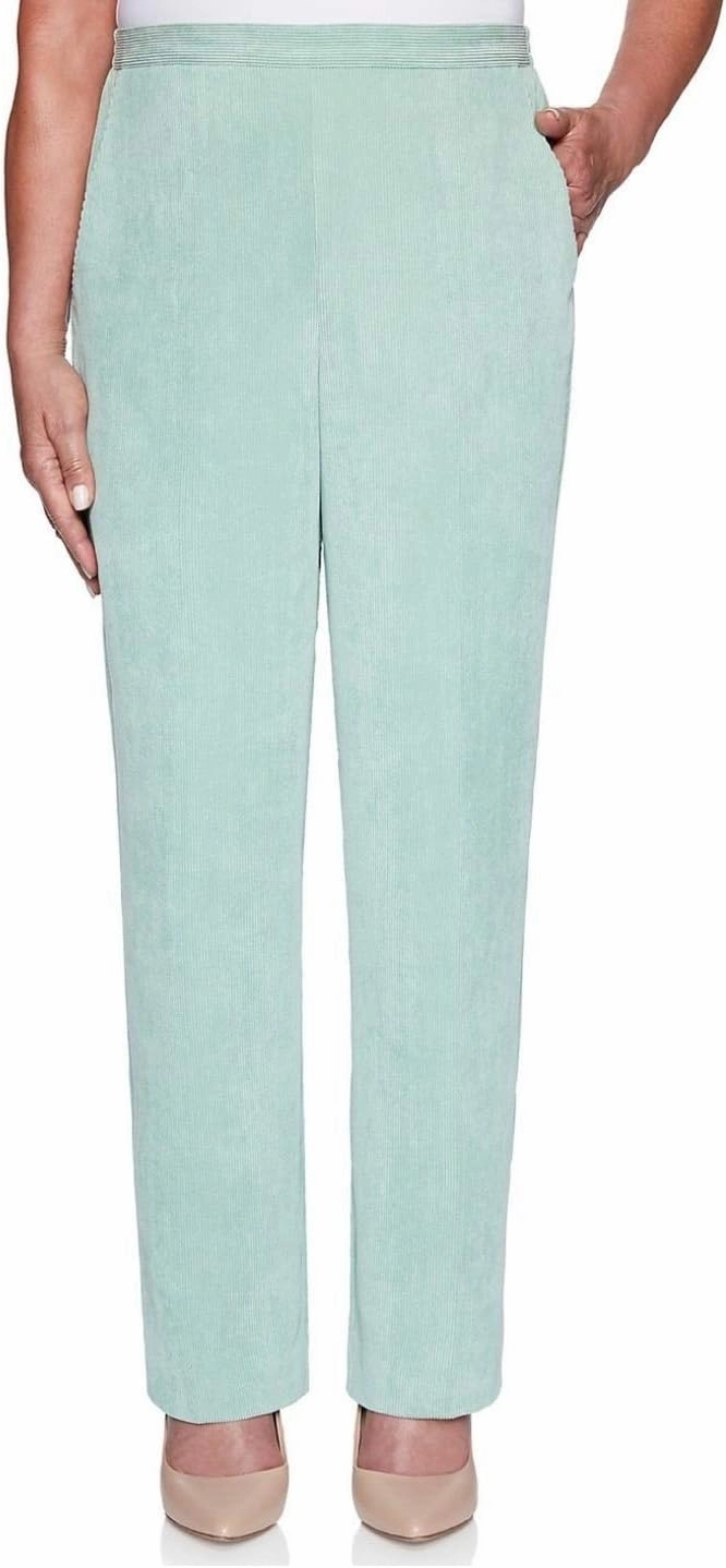 Alfred Dunner Women's Lake Geneva 11 Wale Corduroy Pants - Short Length