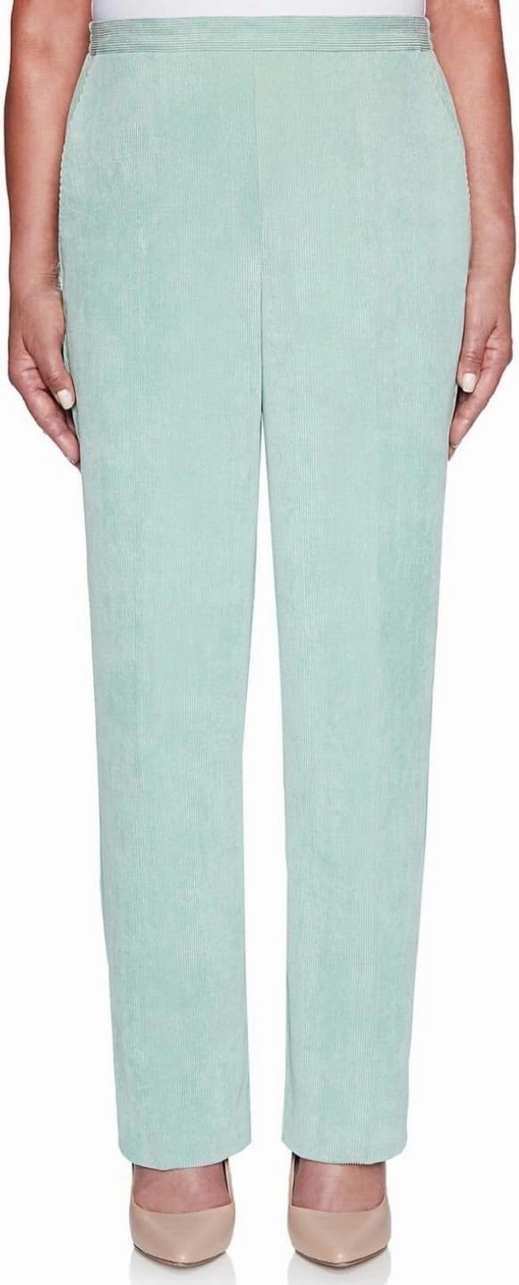 Alfred Dunner Women's Lake Geneva 11 Wale Corduroy Pants - Short Length
