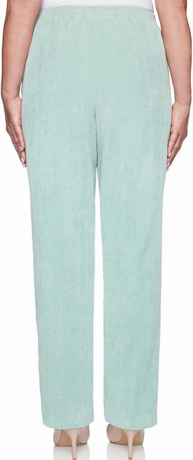 Alfred Dunner Women's Lake Geneva 11 Wale Corduroy Pants - Short Length