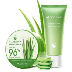 All Purpose Aloe Vera Gels Set - 3 Pcs - Hydrating 200g Aloe Vera Gel and 114g Aloe Vera Gel x 2 Pcs
