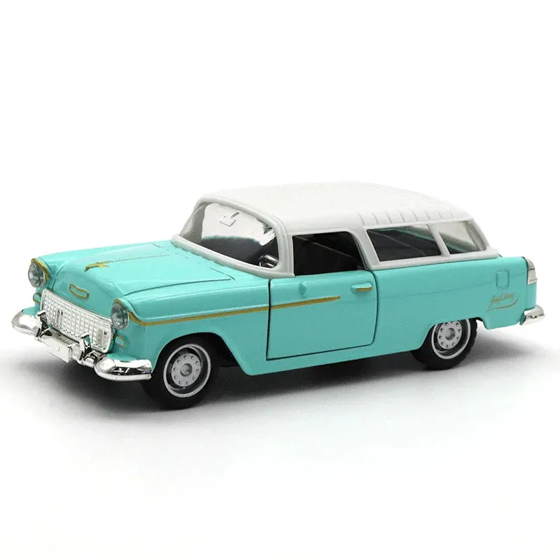 Alloy Pull-Back Classic Car Model - Die-Cast Toy for Boys
