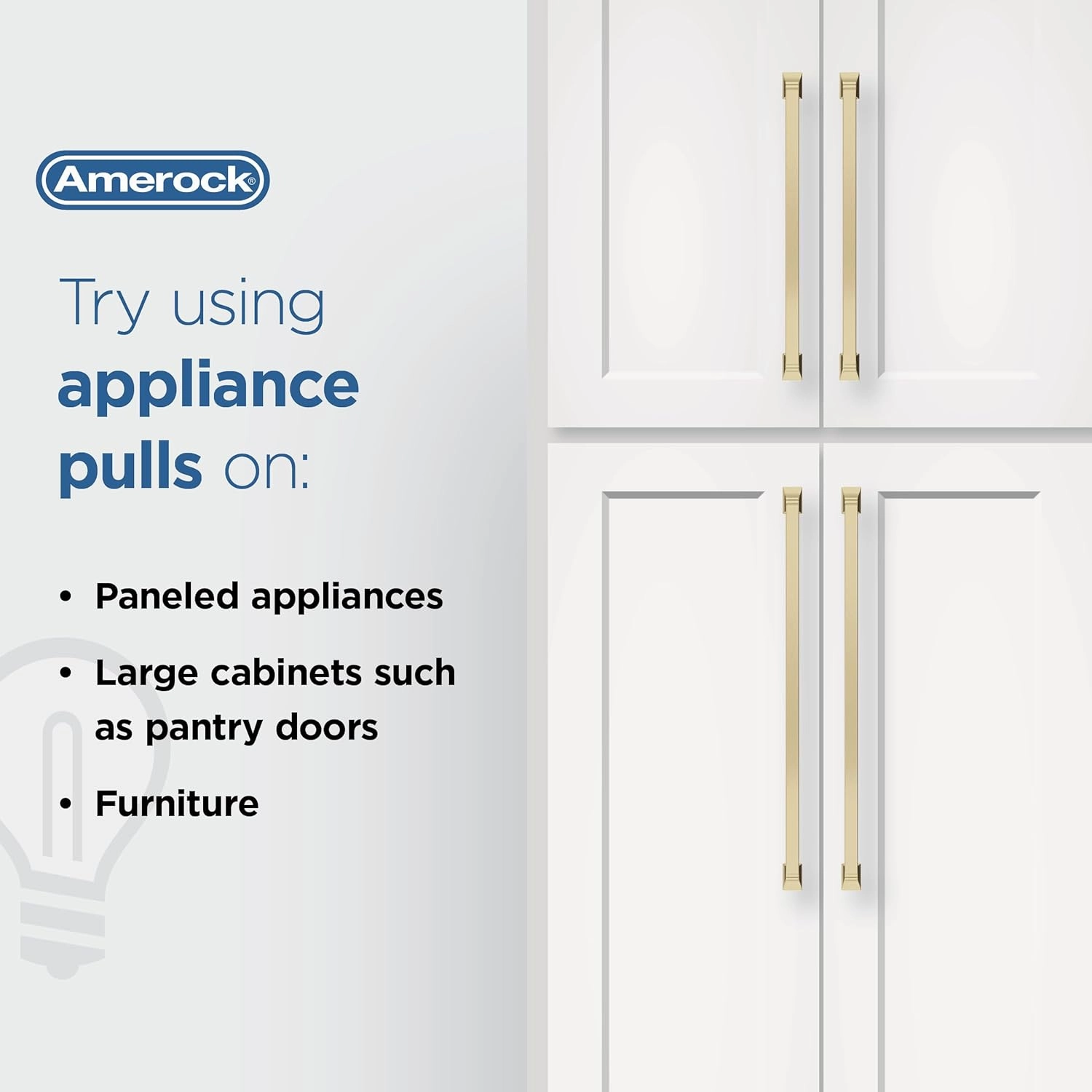 Amerock | Appliance Pull | Black Bronze | 8 inch (203 mm) Center to Center | Kane | 1 Pack | Drawer Pull | Drawer Handle | Cabinet Hardware
