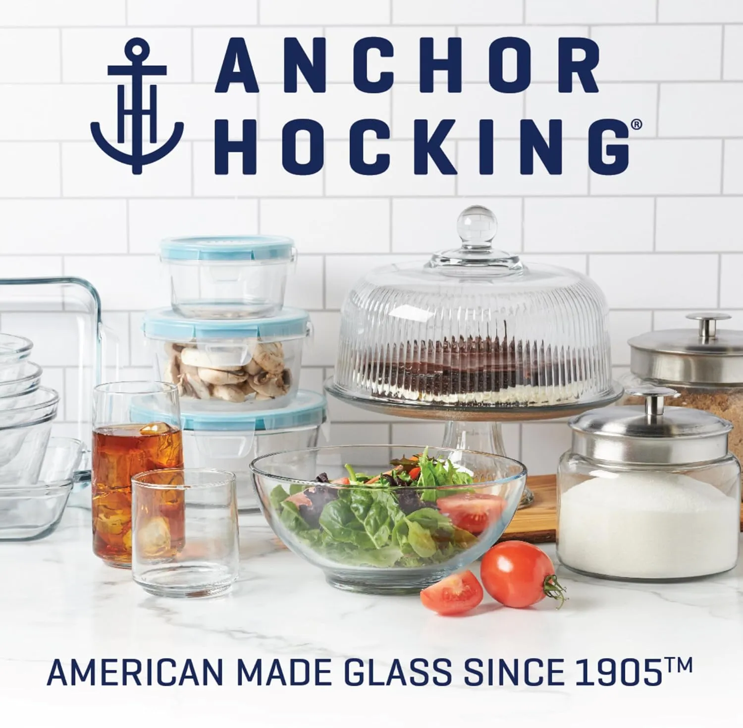 Anchor Hocking Central Park Drinking Glasses (16-Pieces, dishwasher safe)