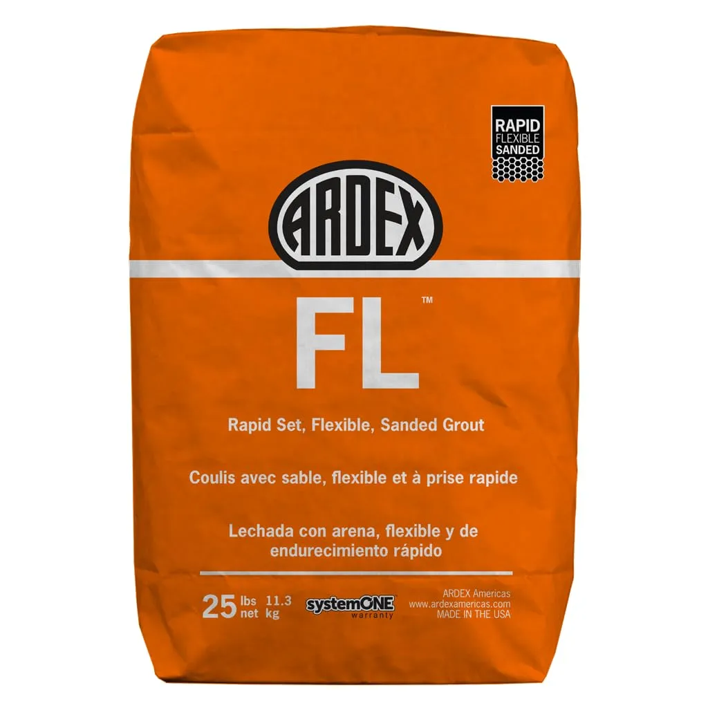ARDEX FL Rapid Set Flexible High-Performance Sanded Grout, 25 lbs Bag, Fast-Drying, Stain-Resistant, Polymer-Modified, for Interior and Exterior Use, Azure Blue - 27