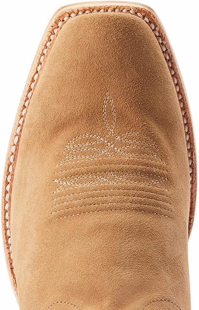 ARIAT Men's Futurity Showman Dark Copper Roughout Classic Black Top