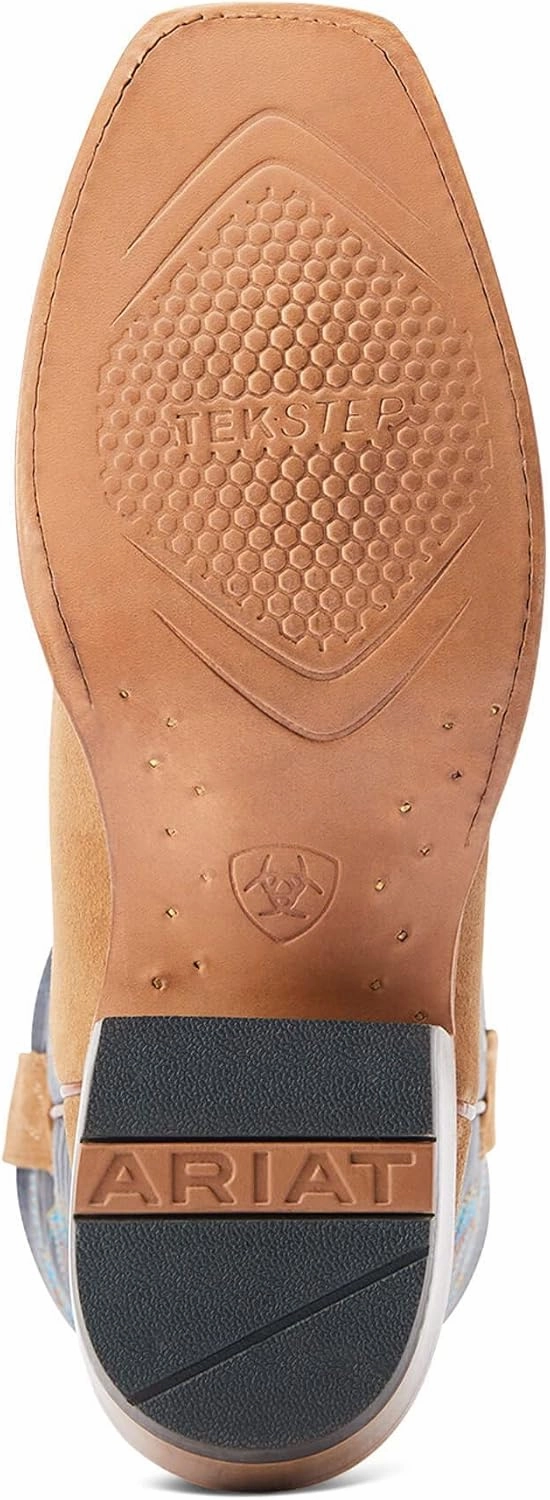 ARIAT Men's Futurity Showman Dark Copper Roughout Classic Black Top
