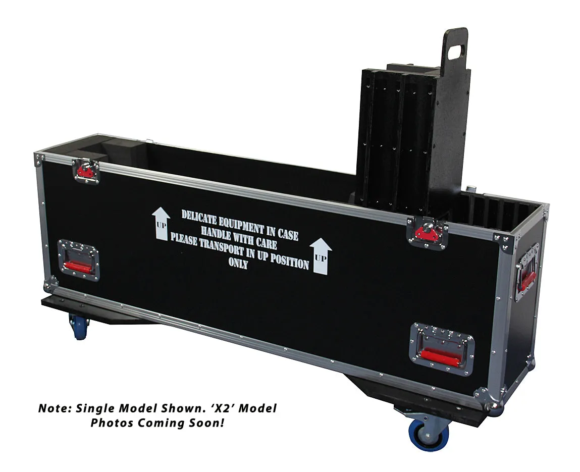 ATA Road Case with Casters for two 37" to 43" LCD/LED/Plasma Screen Monitors