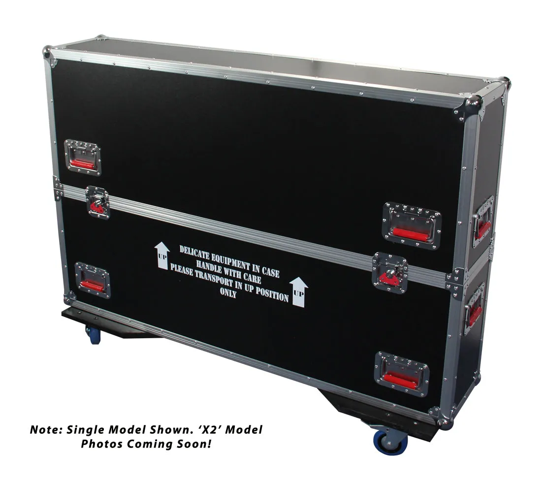ATA Road Case with Casters for two 37" to 43" LCD/LED/Plasma Screen Monitors