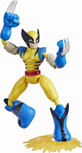 Avengers Marvel Bend and Flex Missions Wolverine Fire Mission Action Figure, 6-Inch-Scale Bendable Toy, Toys for Kids Ages 4 and Up