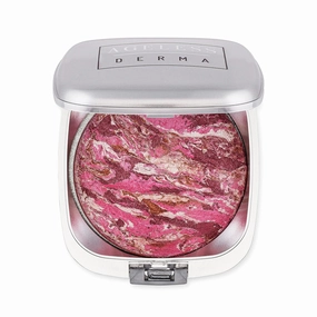 Baked Mineral Makeup Healthy Blush (Raspberry Frost). Highlighter Makeup