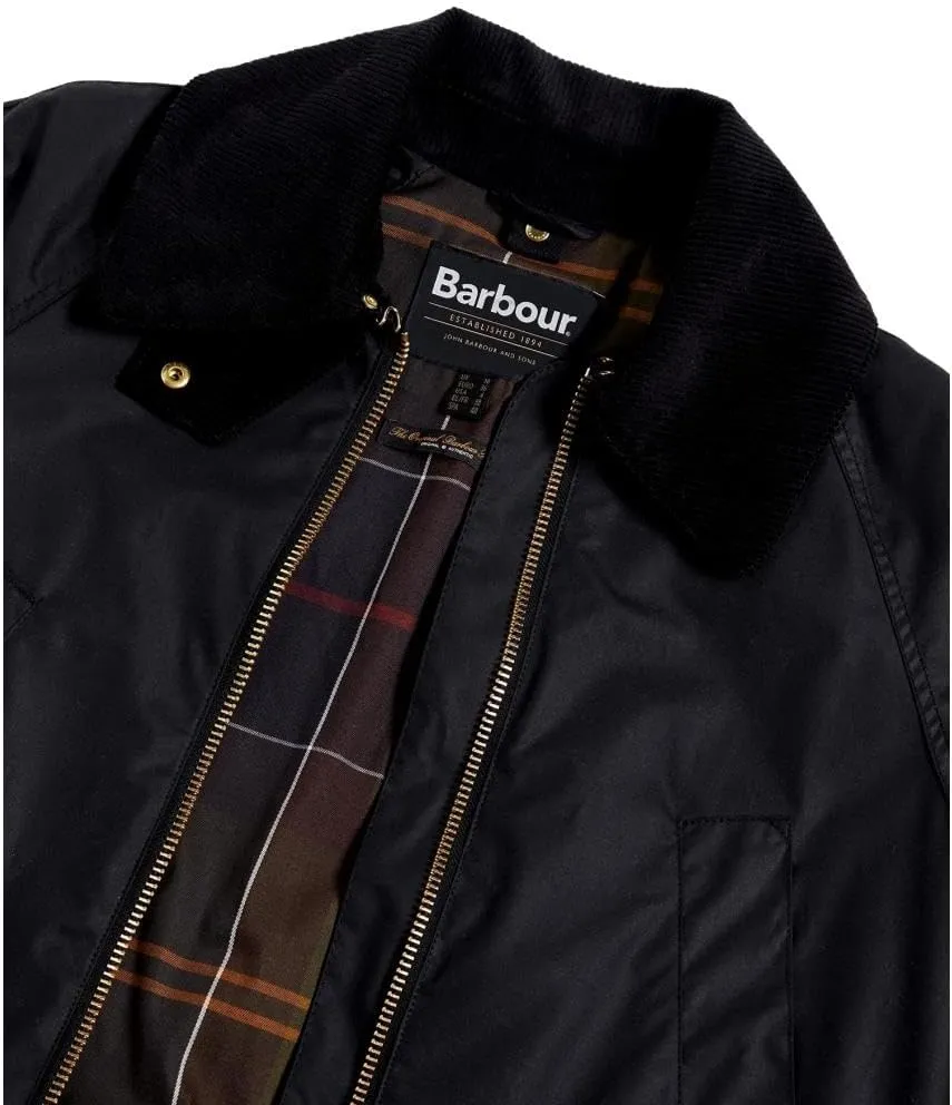 Barbour Women's Allerston Waxed Jacket, Black/Classic