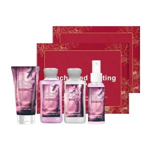Bath & Body Care Travel Set - Home Spa Set with Body Lotion, Shower Gel and Fragrance Mist, Personal Body Care Travel Set for Birthday Mother's Valentine's Day Gifts (4PCS)