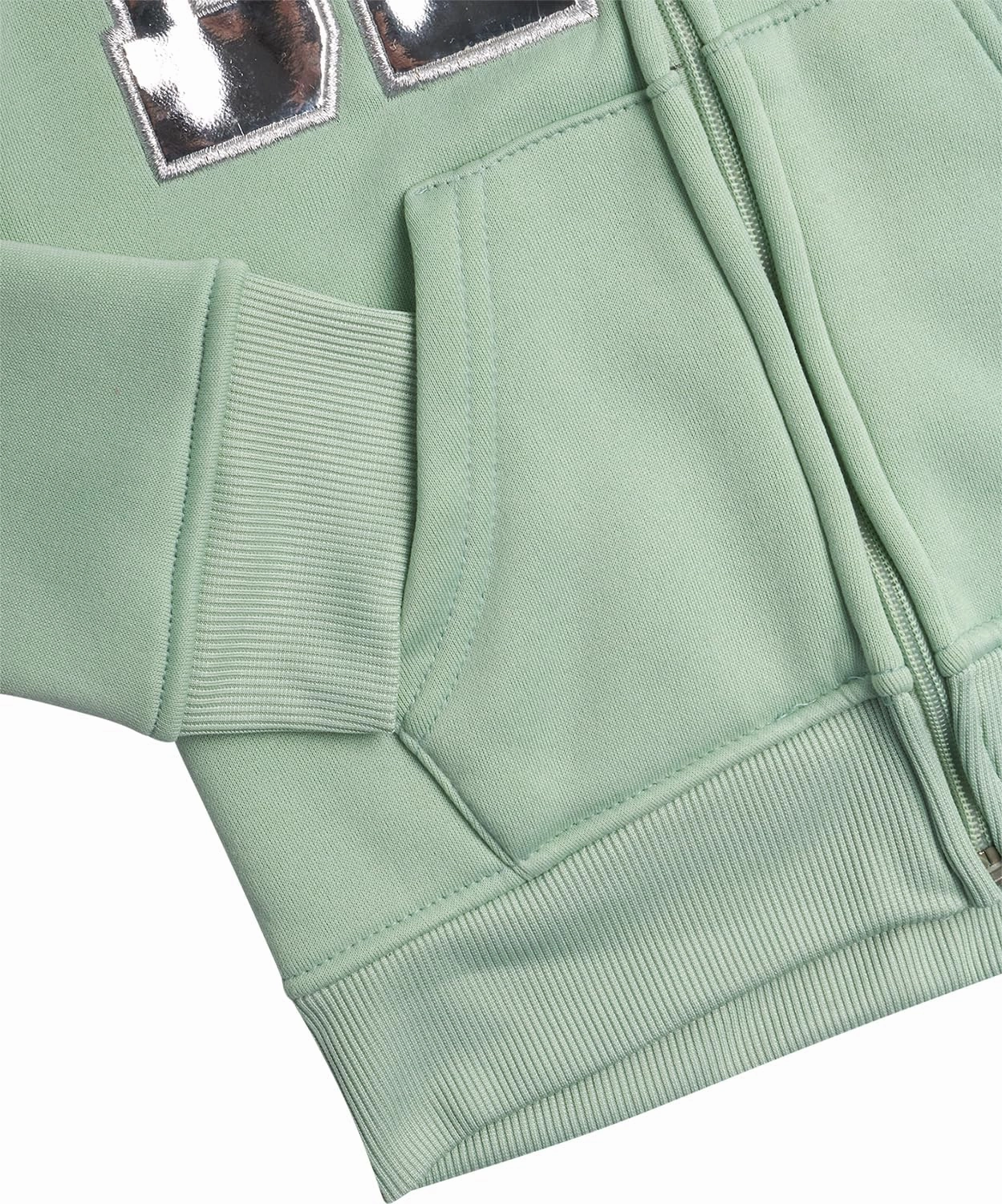 bebe Girls' Sweatsuit Set - 2 Piece Soft Fleece Full Zip Up Hoodie and Cargo Pants Set for Girls (7-12)