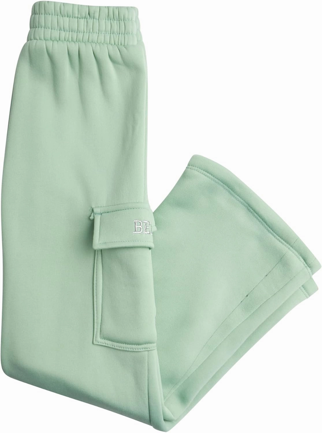 bebe Girls' Sweatsuit Set - 2 Piece Soft Fleece Full Zip Up Hoodie and Cargo Pants Set for Girls (7-12)