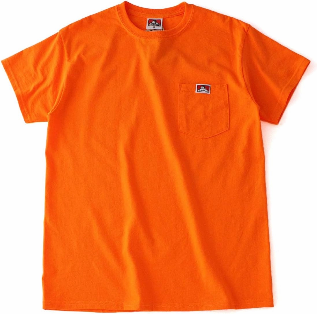 Ben Davis Men's Short Sleeve Heavyweight Pocket T-Shirt