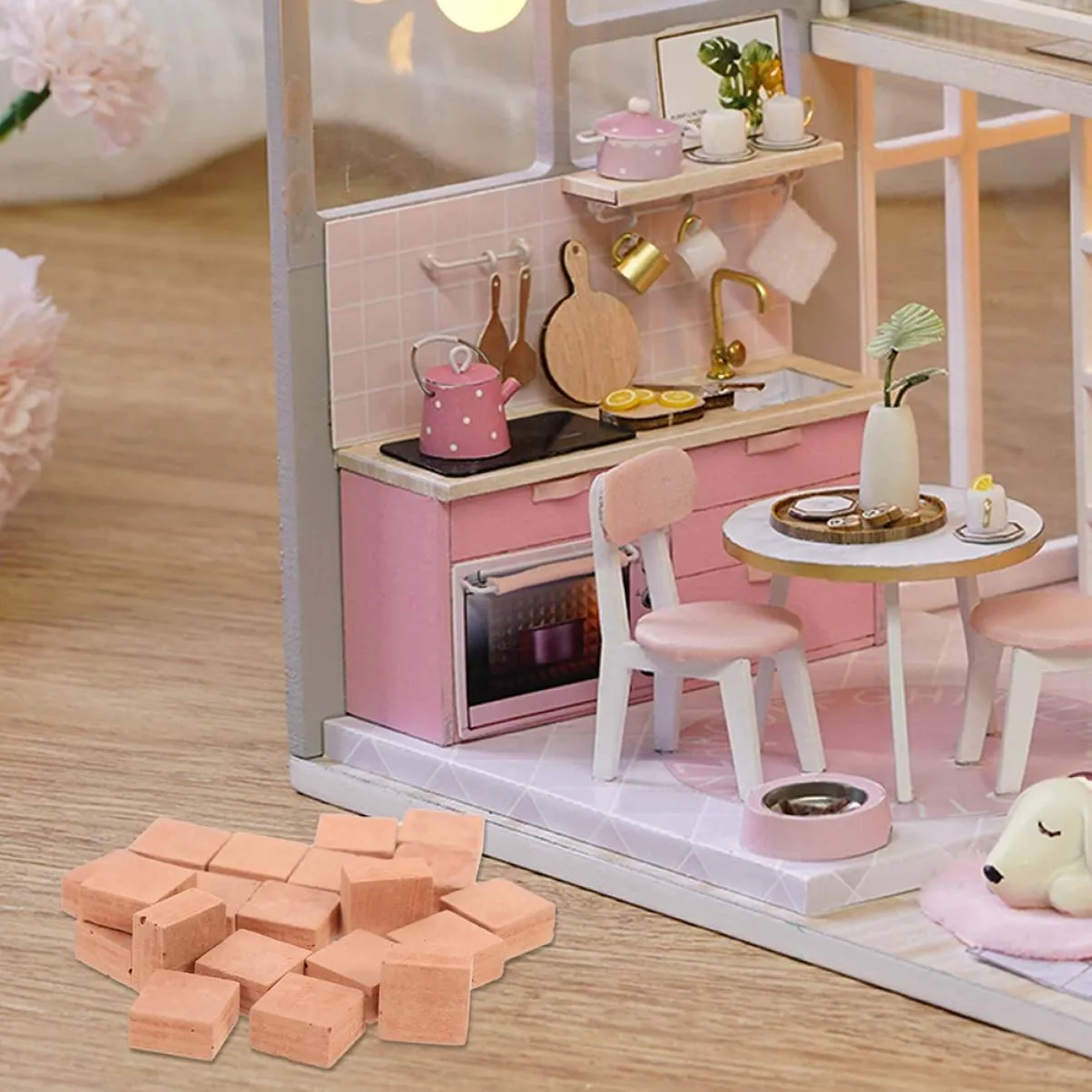 BESPORTBLE 3sets 40pcs Stackable Simulation Brick Models for Miniature Building and Table Decorations Safe and Smooth Surface for Creative DIY Projects and Imaginative Play 40pcs*3