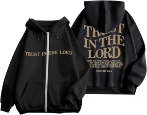 Bible Verse for Women Faith Over Fear Hoodie Fashion Shirt Christian Graphic Hoodies Pull Over Love Like Jesus Spirit