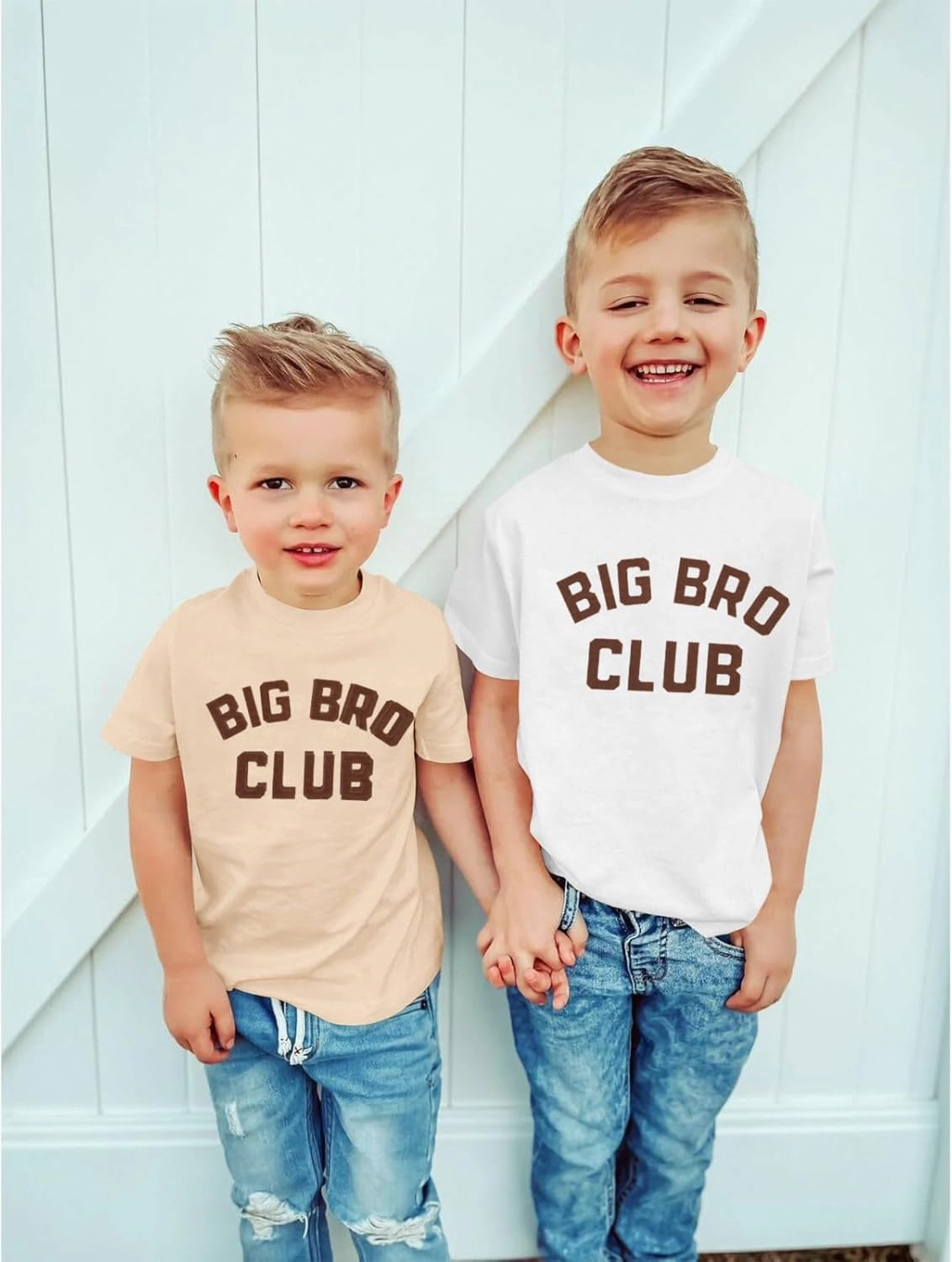 Big Brother Shirt Cool Big Bro Club T-Shirt Toddler Baby Boy Promoted to Big Brother Announcement Short Sleeve Tops