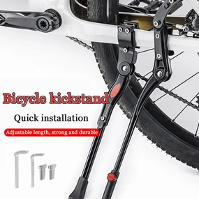 Bike Kickstand for Orbea Alma M10, Adjustable Kickstand Foot Side Stand Support, Aluminum Rear Side Bicycle Stand for Bike with Non-Slip Rubber Foot, B