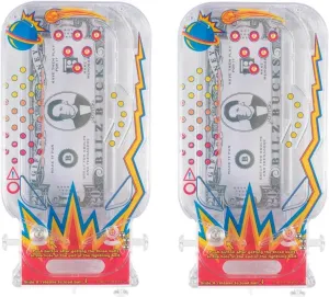 BILZ Cosmic Pinball Maze Game Gift Card Holder- 2 pack - Play the Pinball Game, Release the Cash- Holds Money, Gift Cards Lottery Tickets- Perfect for Easter Baskets- Reusable Puzzle for Kids & Adults