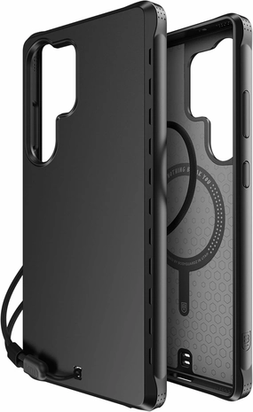 BodyGuardz Paradigm Pro for Samsung Galaxy S25 Ultra Case, Shockproof Protection with 18FT Drop Rating, Compatible, Phone Cooling Technology, Ultra-Comfortable Buttons - Black