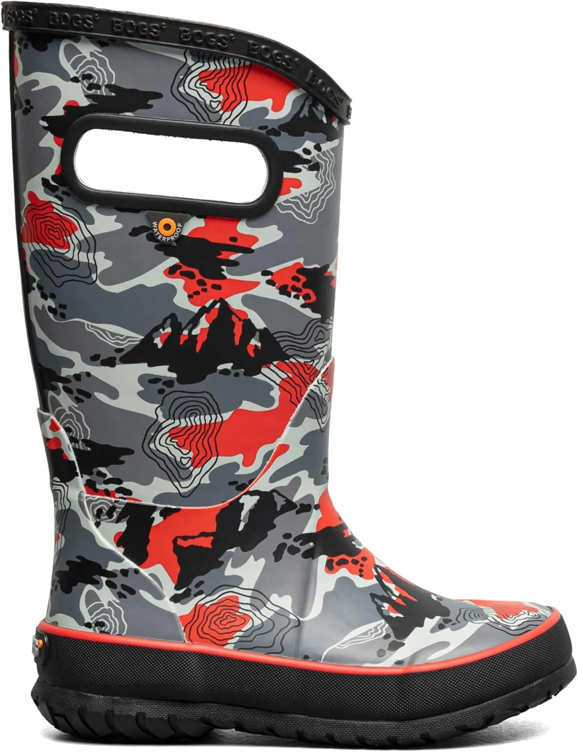 BOGS Rain Boots Topo Camo (Toddler/Little Kid/Big Kid)