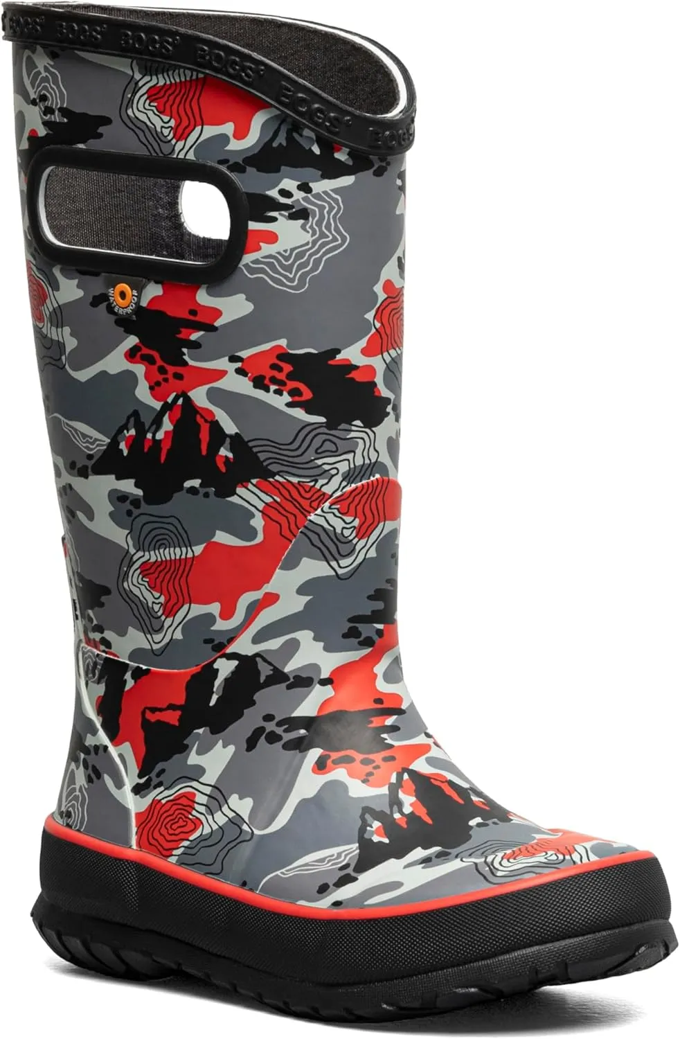 BOGS Rain Boots Topo Camo (Toddler/Little Kid/Big Kid)