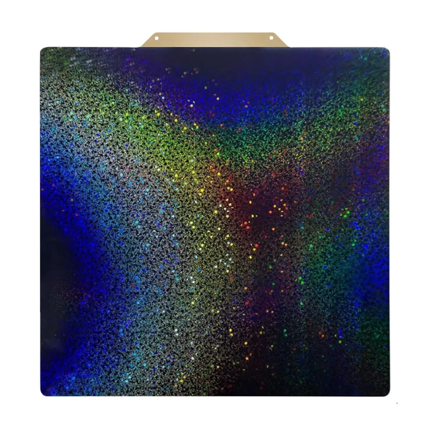 BORDSTRACT Double-Sided Build Plate, PEI Texture   PEY Color Film Spring Steel Flexible Plate 355x355mm Without Soft Magnetic Base for Most Models of 3D Printer Platforms