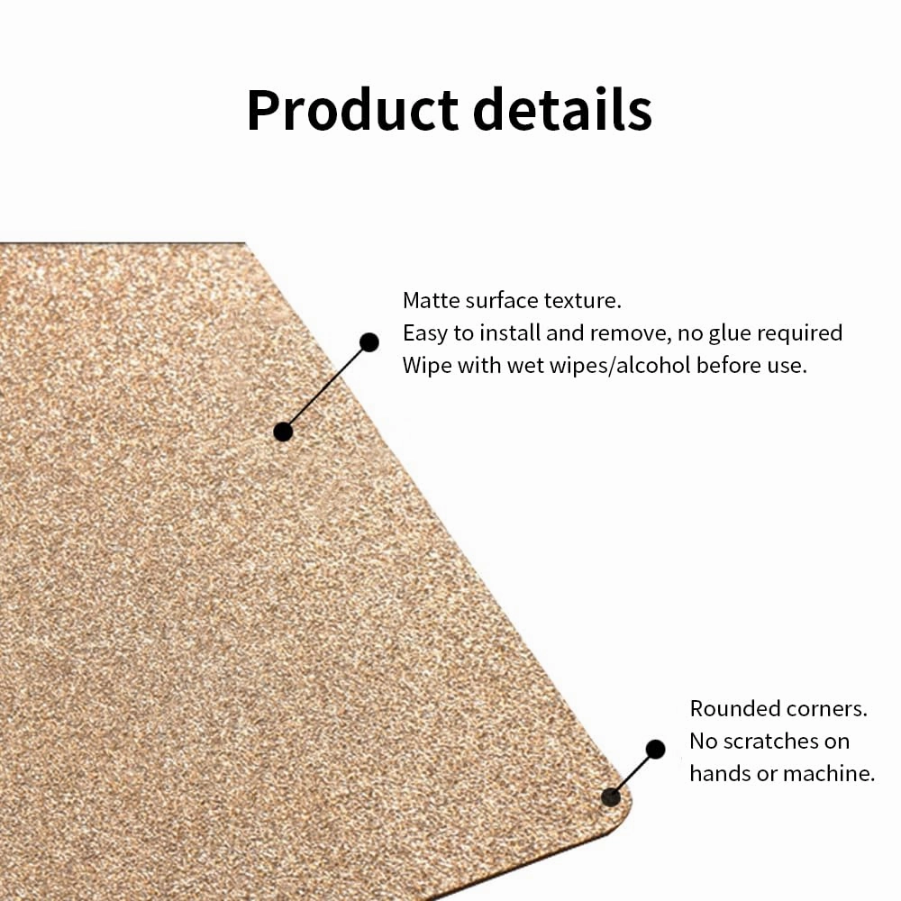 BORDSTRACT Double-Sided Build Plate, PEI Coated Texture Spring Steel Flexible Plate 355x355mm with Soft Magnetic Base, Printing Platform for Most Models of 3D Printer Platform