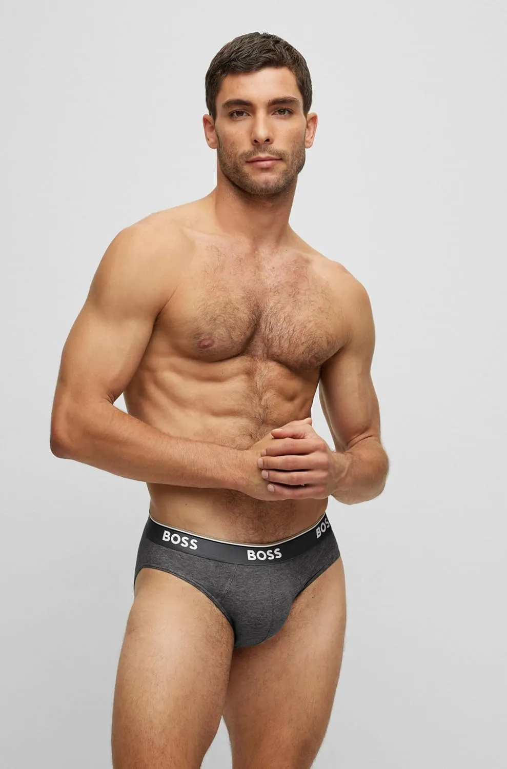 BOSS Men's 3-pack Classic Regular Fit Stretch Briefs
