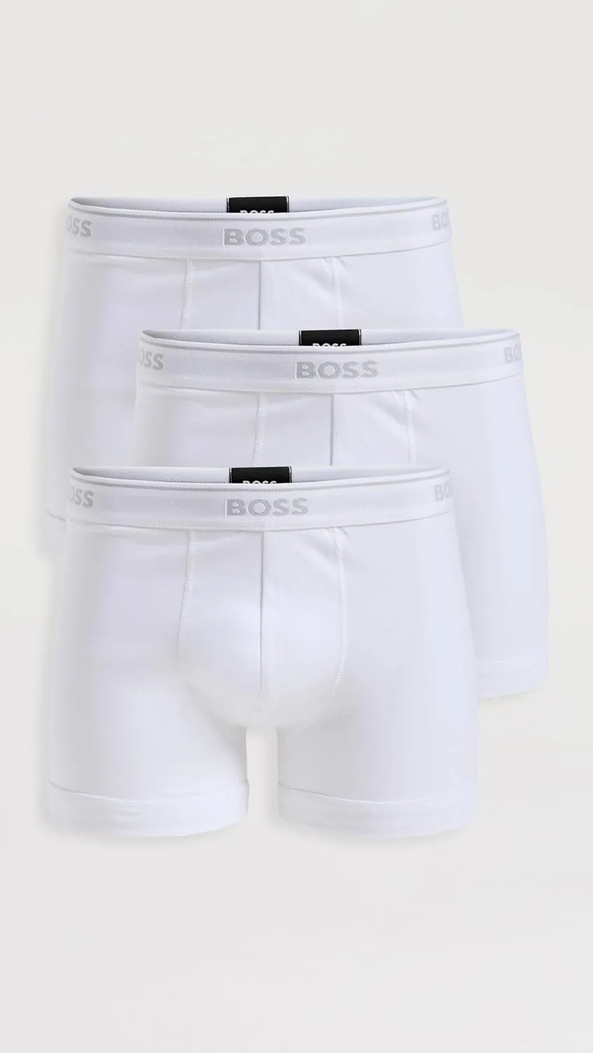 BOSS Men's Classic Cotton 3 Pack Boxer Briefs