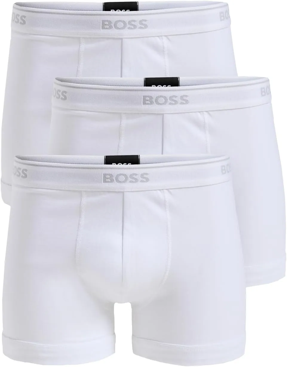 BOSS Men's Classic Cotton 3 Pack Boxer Briefs