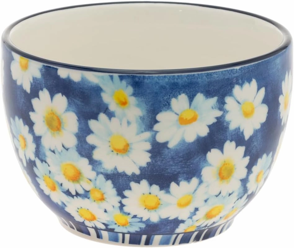 Boston International Ceramic Bowls Nesting Prep Serving Bowl Set, 3 Sizes, Agnetha
