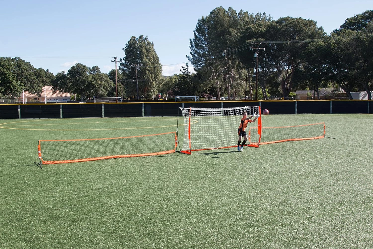 Bownet Portable Lacrosse Crease with Carry Bag – Indoor/Outdoor Training Ring – Compatible with Bownet Goals