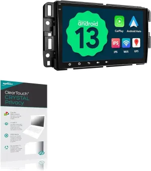 BoxWave Screen Protector Compatible with Eonon A13 Series - GMA13 Car Stereo (8 in) - ClearTouch Crystal Privacy (2-Pack), Privacy Screen Protector Flexible Film Clear