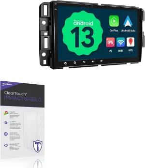 BoxWave Screen Protector Compatible with Eonon A13 Series - GMA13 Car Stereo (8 in) - ClearTouch ImpactShield (2-Pack), Impenetrable Screen Protector Flexible Film
