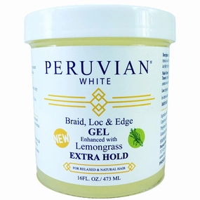 Braid, Loc, and Edge Gel EXTRA HOLD for Relaxed & Natural Hair, 16 oz. (Apple Cider Vinegar)