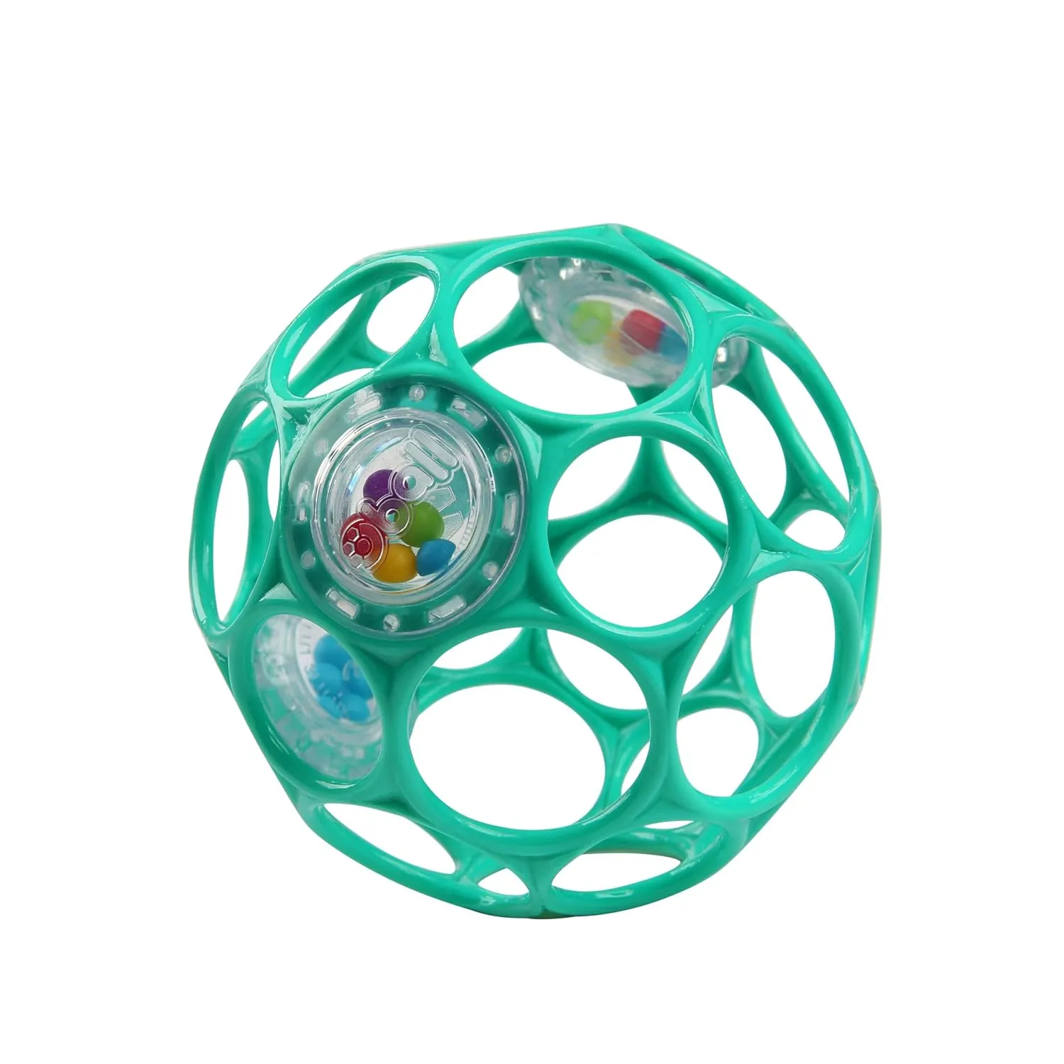 Bright Starts Little Shakers 6pc Gift Set, Easy-Grasp Oball Technology, Baby Rattles, Balls and Teethers, On-The-Go Toys, Lightweight, Unisex, Newborn 