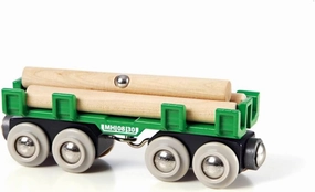 BRIO 33696 Model Railway Wagon Part & Accessory - Railway Toy Parts & Accessories (Wagon, 3 Year(s), 4 pc(s), Black, Green, Wood, Wood)