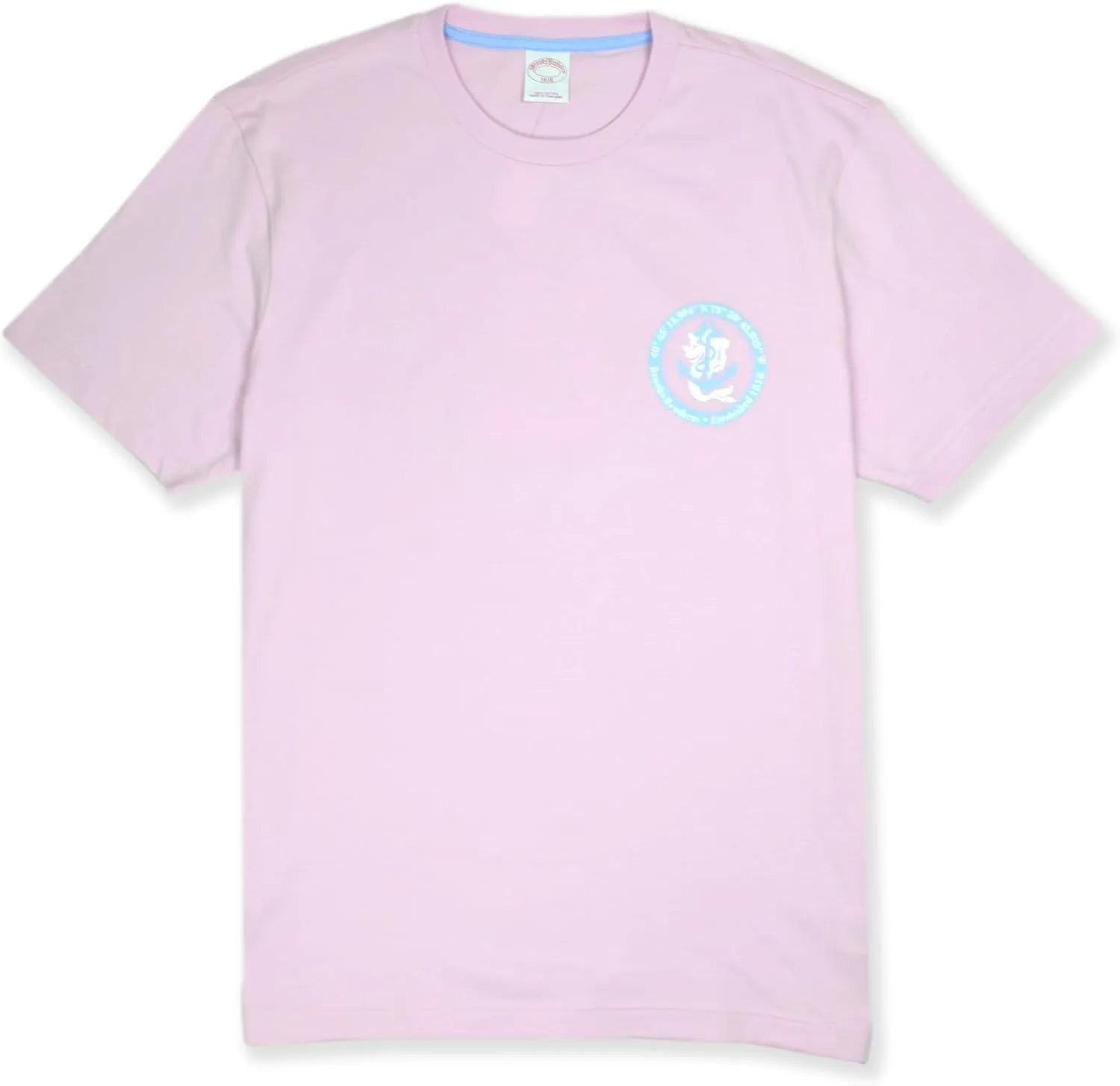 Brooks Brothers Men's Classic Fit All Cotton Short Sleeve Vintage Mermaid Graphic Tee T-Shirt,