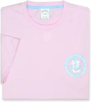 Brooks Brothers Men's Classic Fit All Cotton Short Sleeve Vintage Mermaid Graphic Tee T-Shirt,