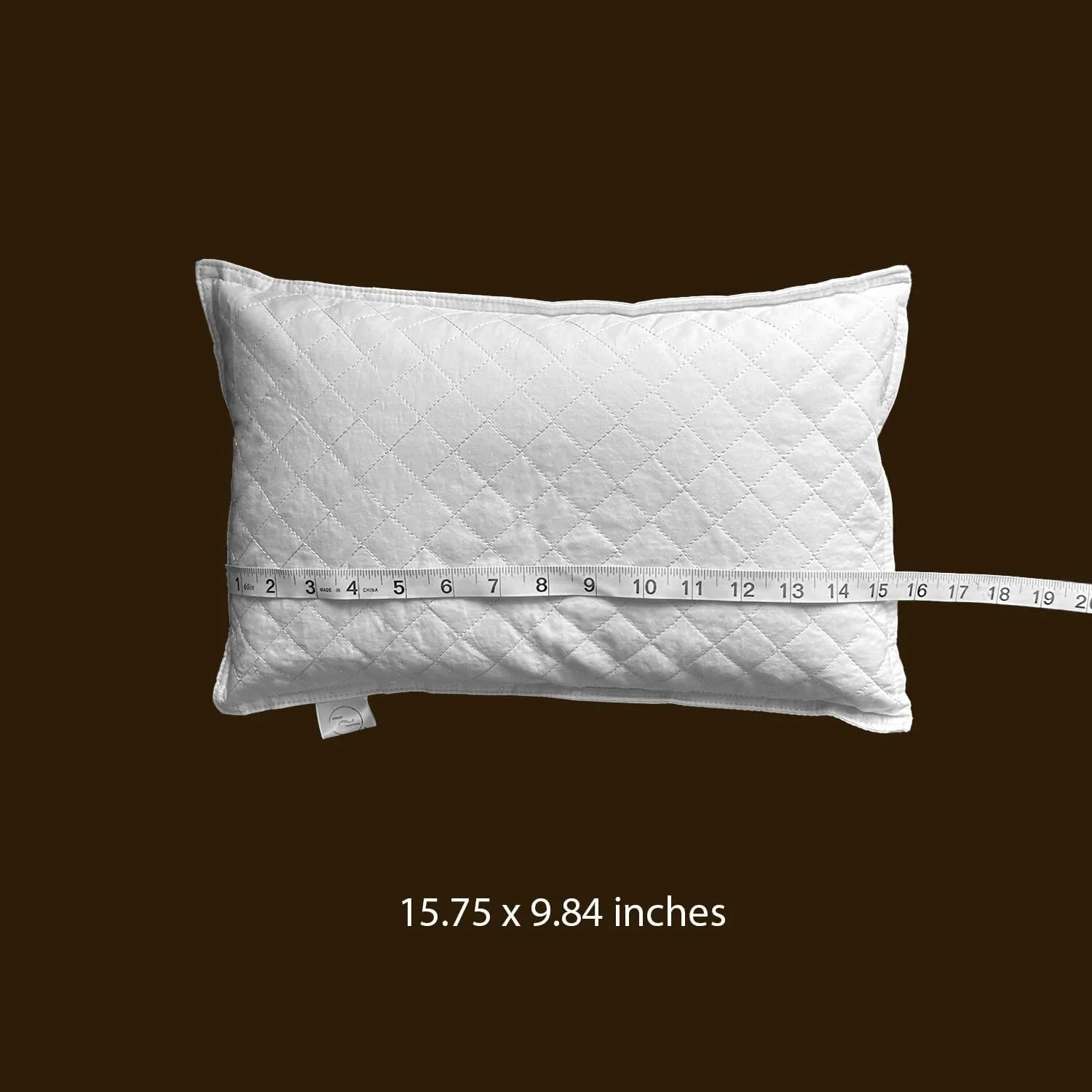 Buckwheat Hull Pillow (Small (Travel)) Naturally Cooling, Firm Support, Deep Comfort, 100% Cotton Case, Organic Hulls