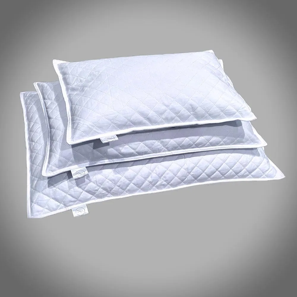 Buckwheat Hull Pillow (Small (Travel)) Naturally Cooling, Firm Support, Deep Comfort, 100% Cotton Case, Organic Hulls