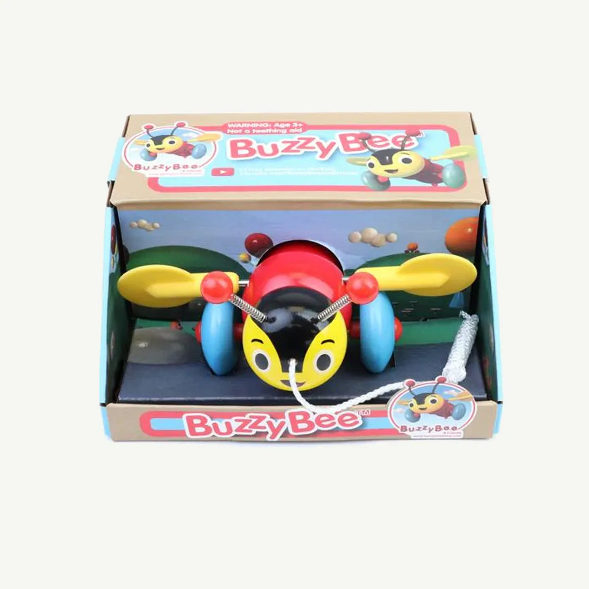 Buzzy Bee Classic Wooden Pull Along Toy
