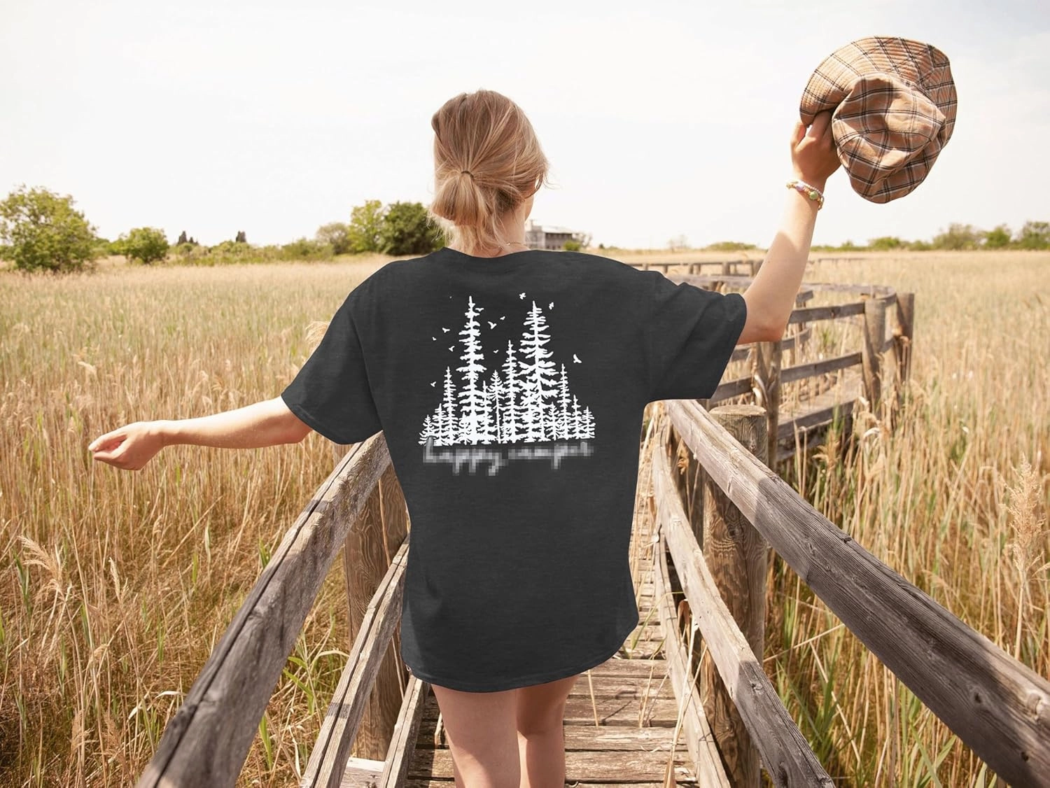 Camping Shirts Hiking Adventure T-Shirt: Camper Gifts Tops Women Vintage Mountain Nature Graphic Tees Short Sleeve Outfit