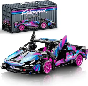 Car Building Set Technic-Style Speed Champions Building Set – 586 Pieces, Classic Sports Car Model for Kids and Adults Age 12-14-16, Fun Race Car Toy Set for Boys and Girls