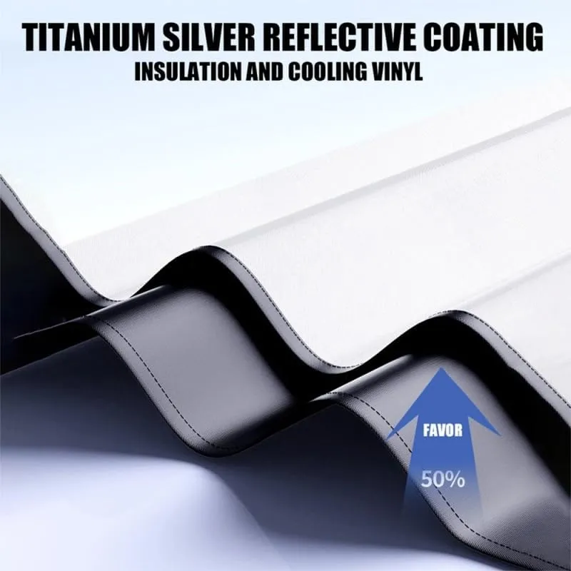 Car Windshield Sunshade for Mitsubishi Triton Single Cab Chassis 2019-2023, Block UV Rays Sun Visor Protector, Front Window Sunshades, Windscreen Sunshade,B 145CM