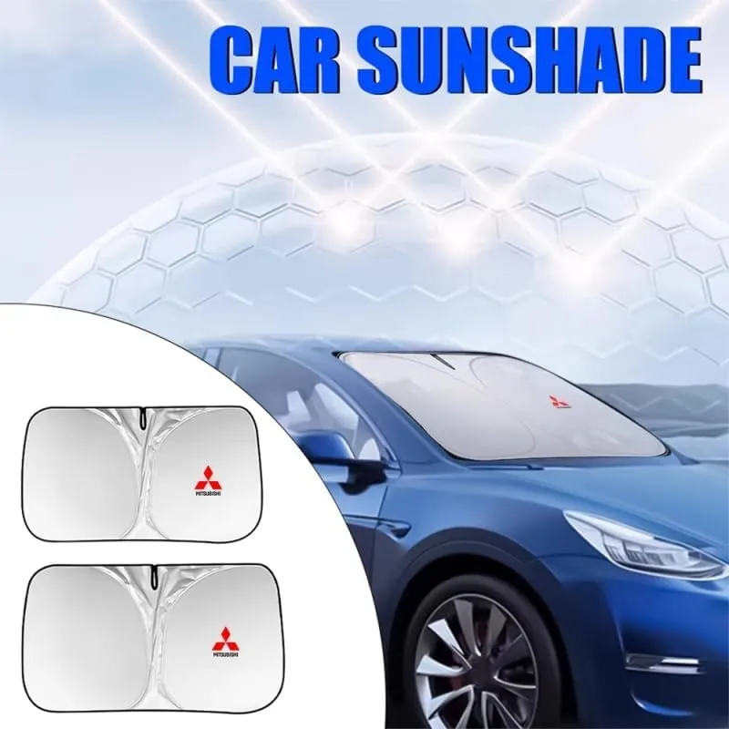 Car Windshield Sunshade for Mitsubishi Triton Single Cab Chassis 2019-2023, Block UV Rays Sun Visor Protector, Front Window Sunshades, Windscreen Sunshade,B 145CM