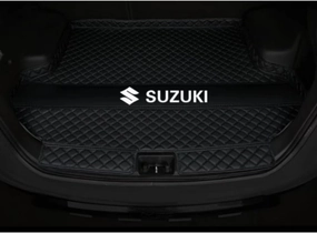 Car Trunk Mat for Suzuki Vitra 2014-2019 Waterproof Non Slip Luggage Compartment Lining Protective Pad Trunk Mat Interior Protection Accessories,Pure Black