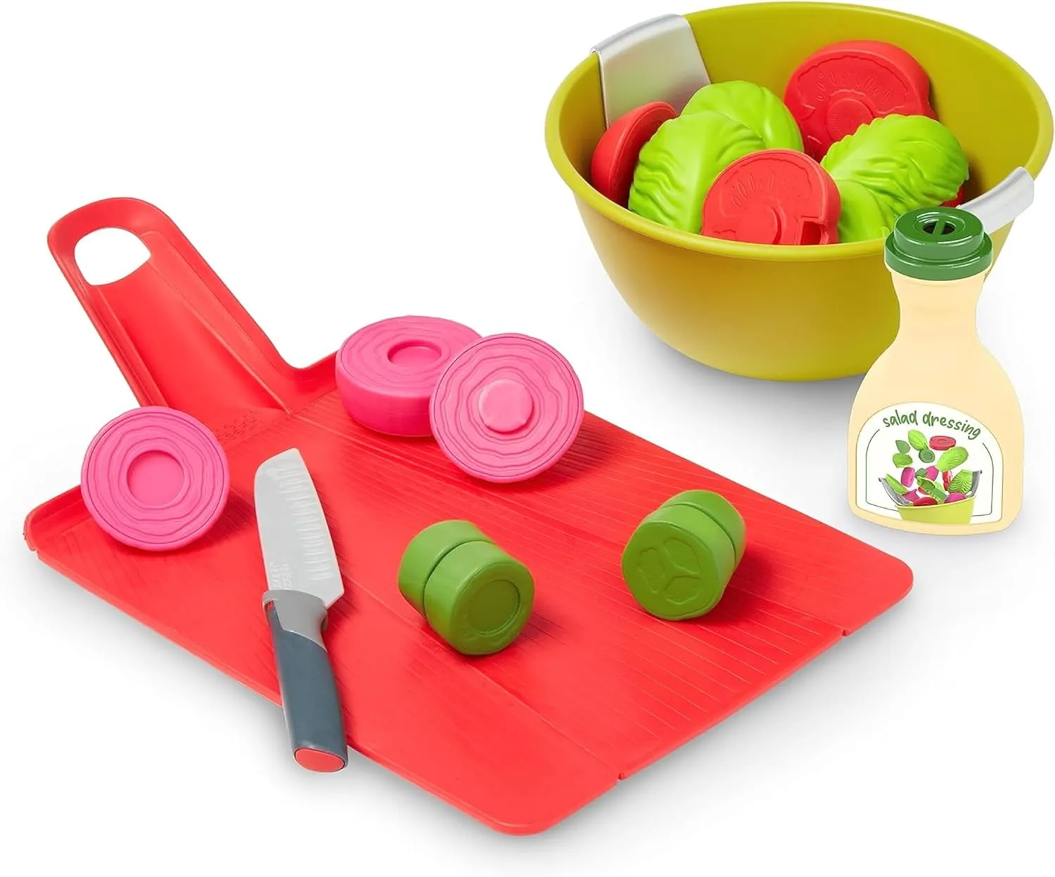 Casdon Joseph Joseph Toys - Chop2Pot - Super Safe Kitchen Playset for Kids with Foldable Chopping Board & Choppable Play Food - For Children Aged 2 
